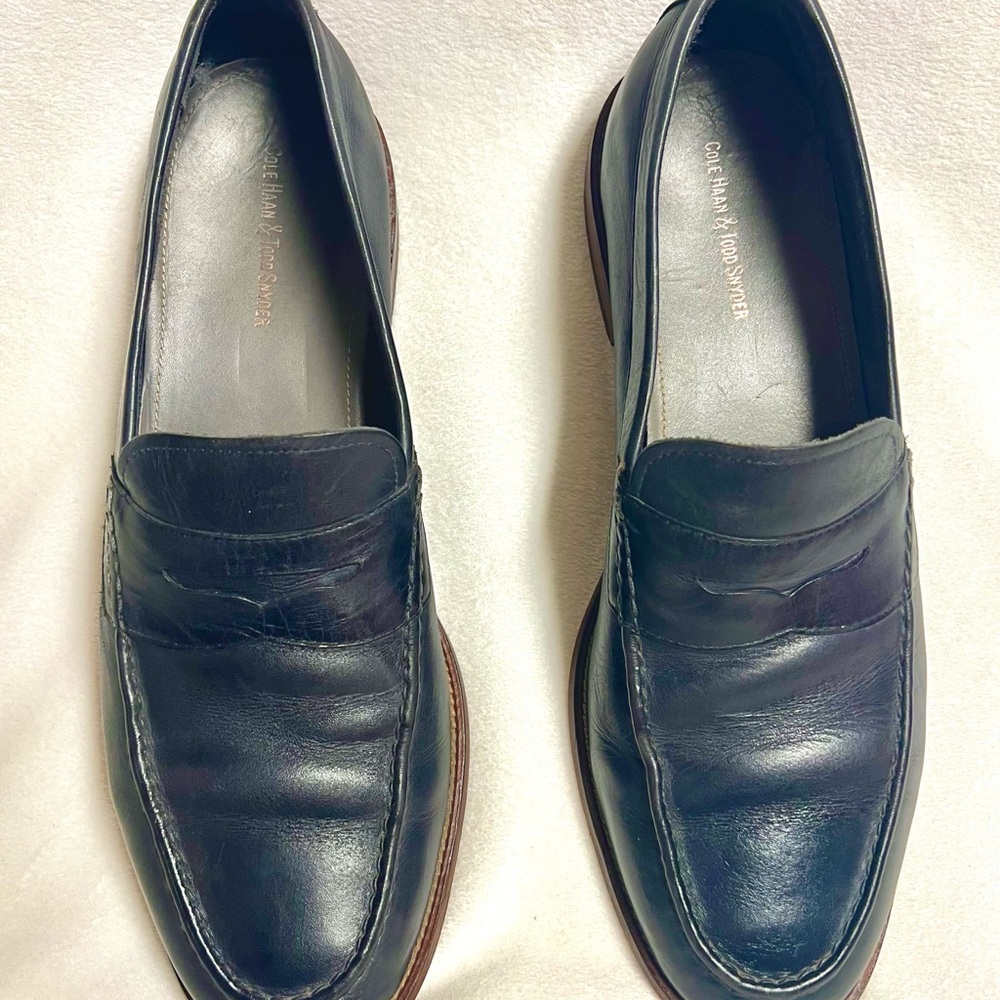 Cole Haan x Todd Snyder Men’s Navy Loafer